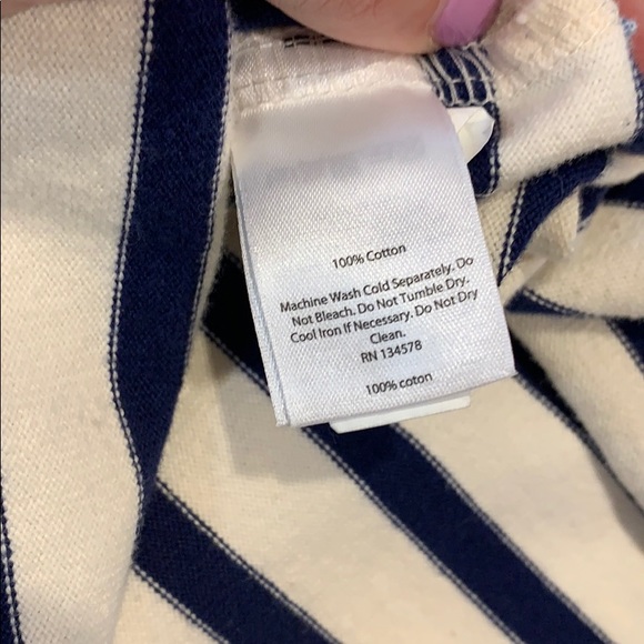 Vineyard Vines Striped Three Quarter Sleeve Shirt - Picture 4 of 5